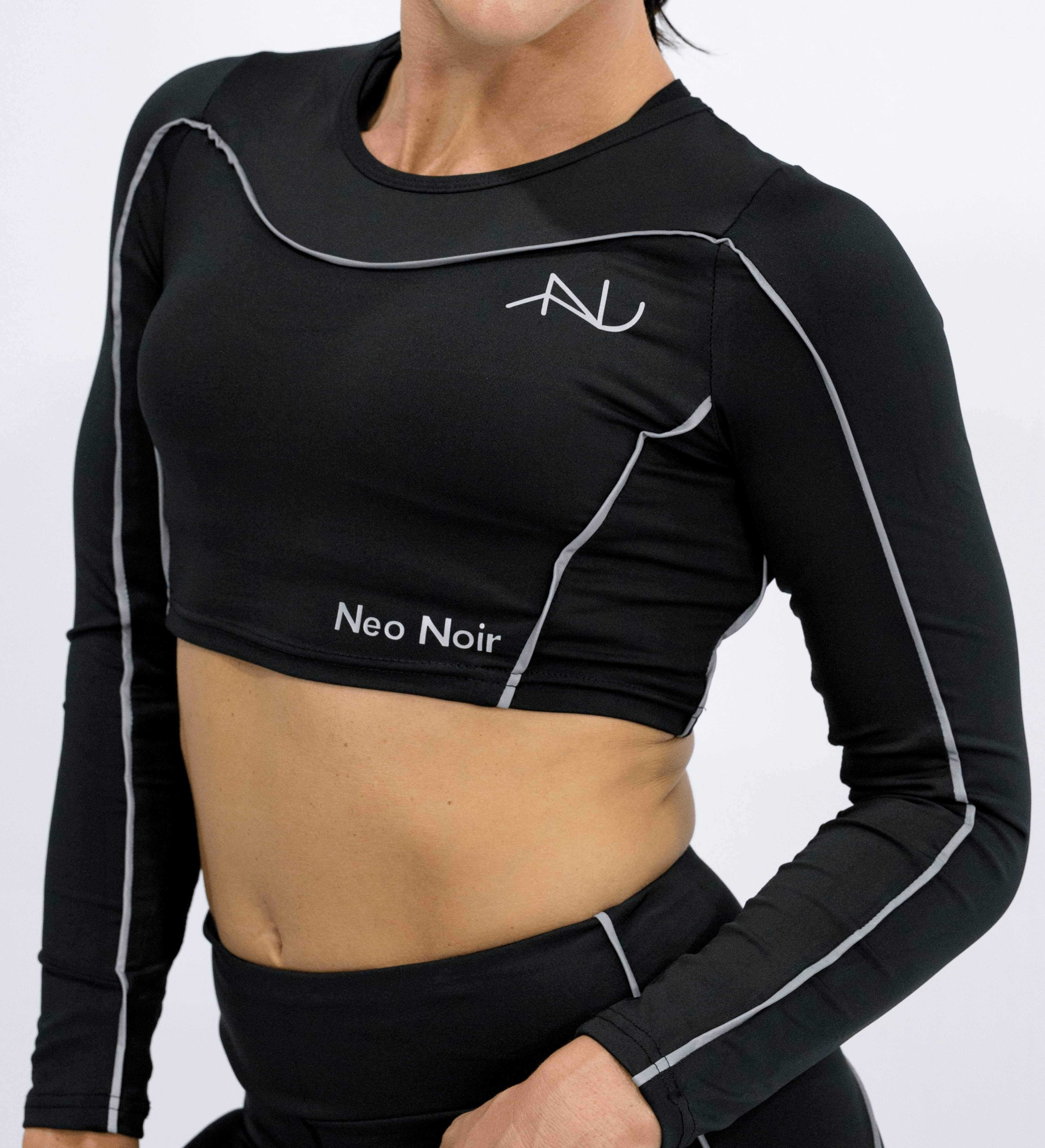 Spin Crop Black - Neo Noir Activewear